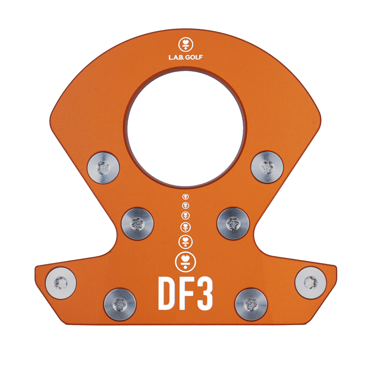 L.A.B. Golf - DF3 - R - Orange - Stock (Rechtshänder) - HEAVIER — Ansicht 3
